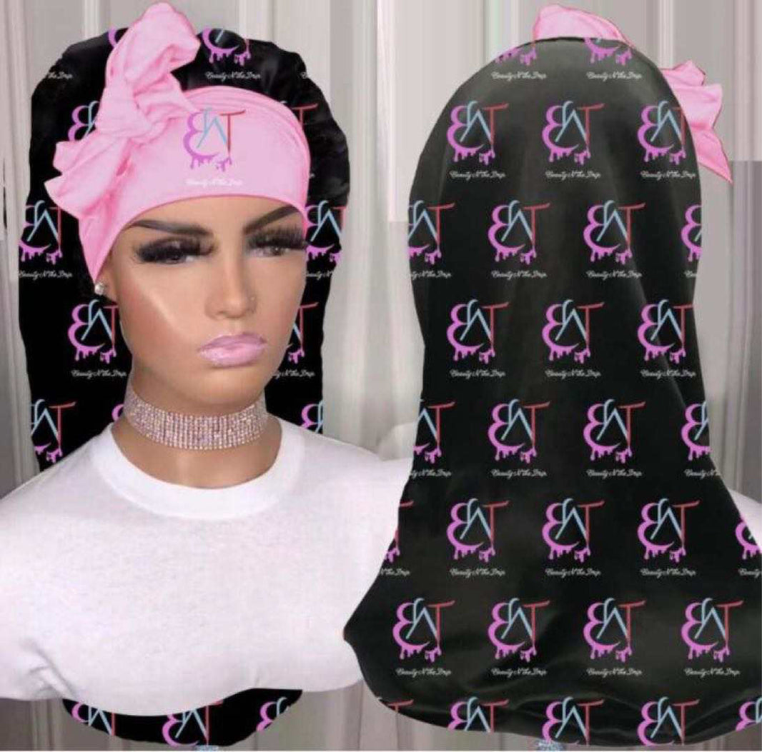 Bntd long wrap bonnet