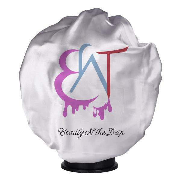 Bntd Silk Silver Wrap Bonnet