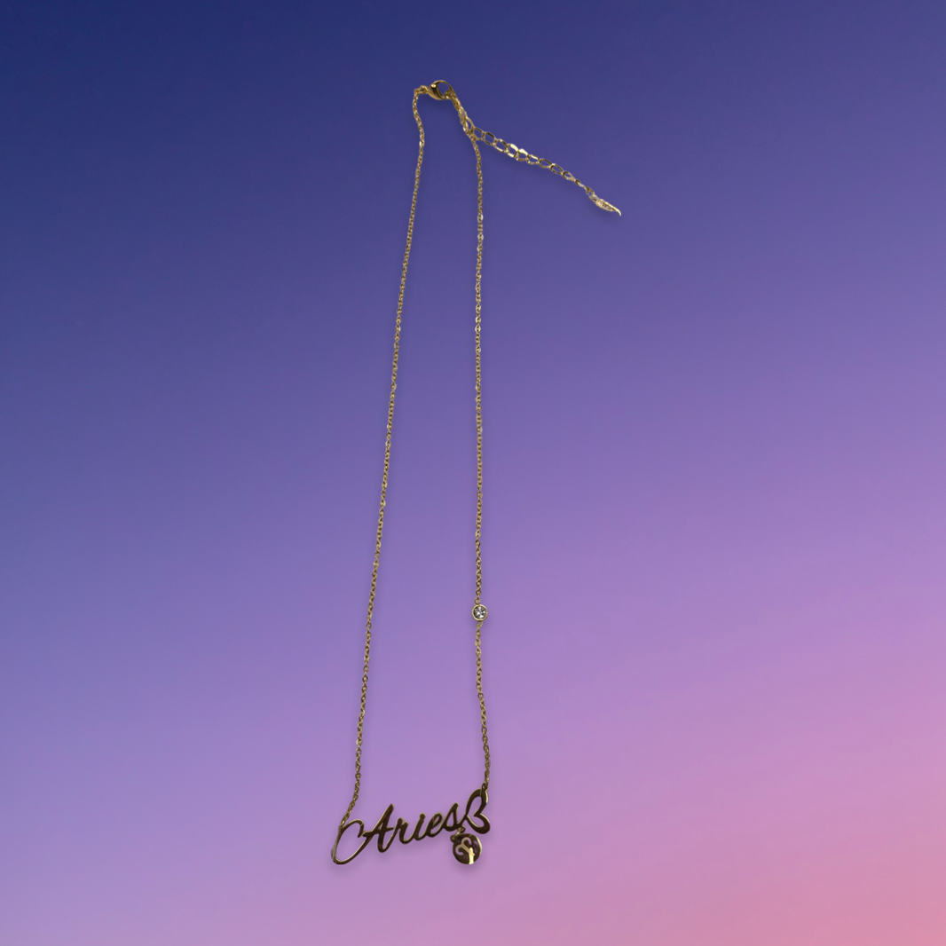 Aries Zodiac Necklace