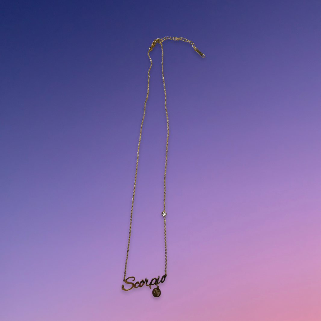 Scorpio Zodiac Necklaces