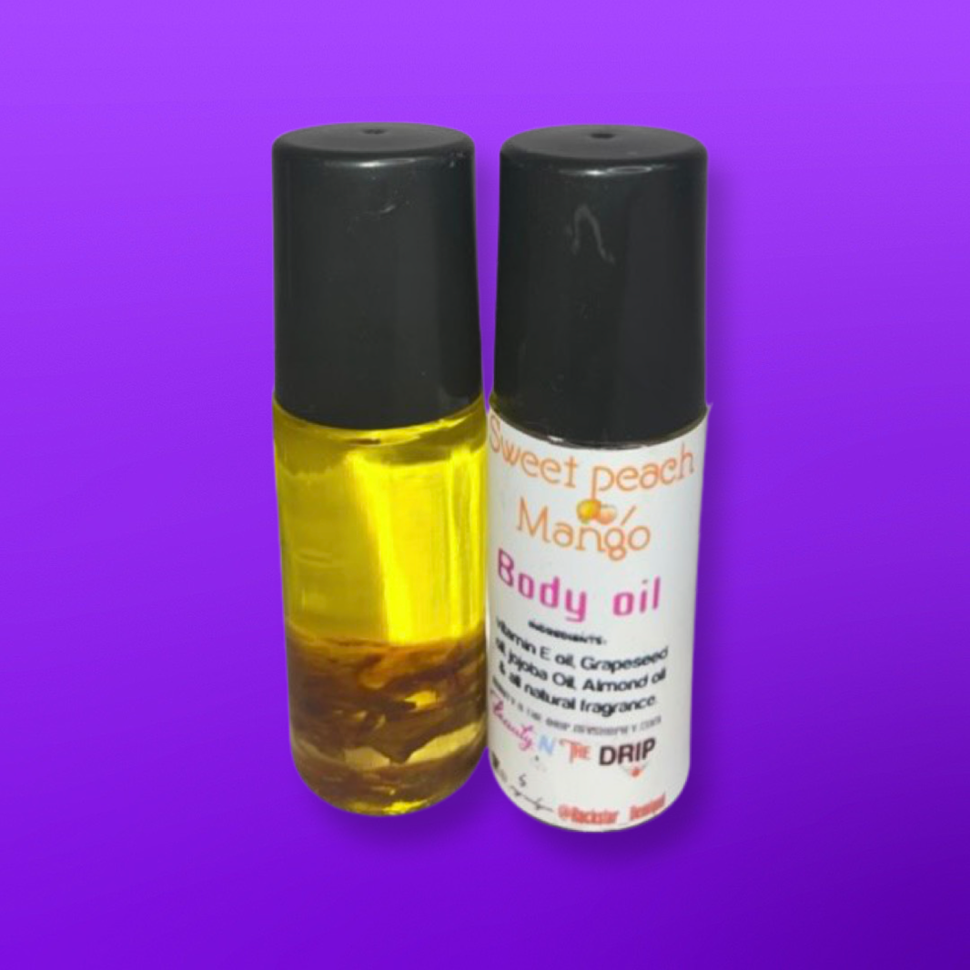 Sweet Peach & Mango Body Oil (M)