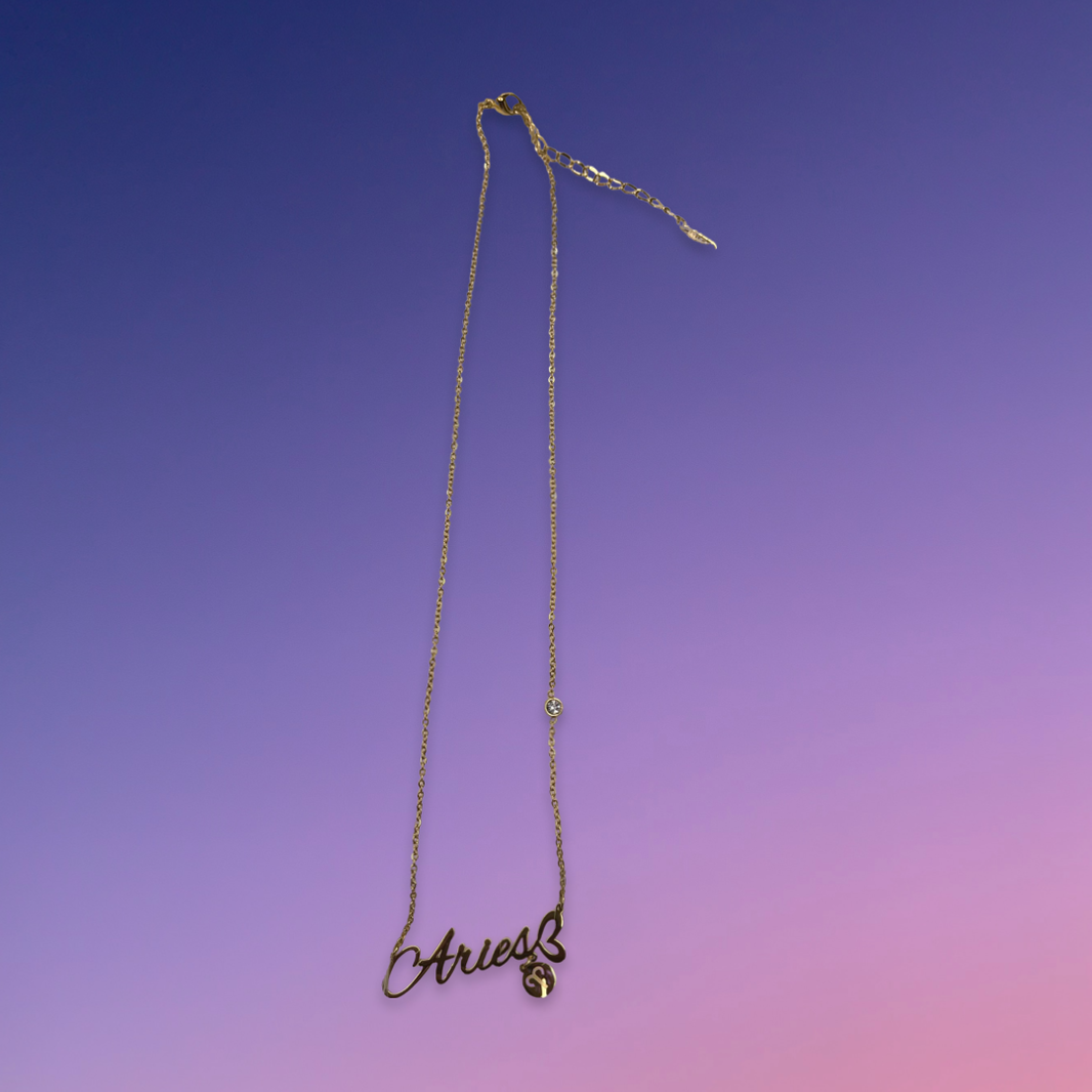 Aries Zodiac Necklace