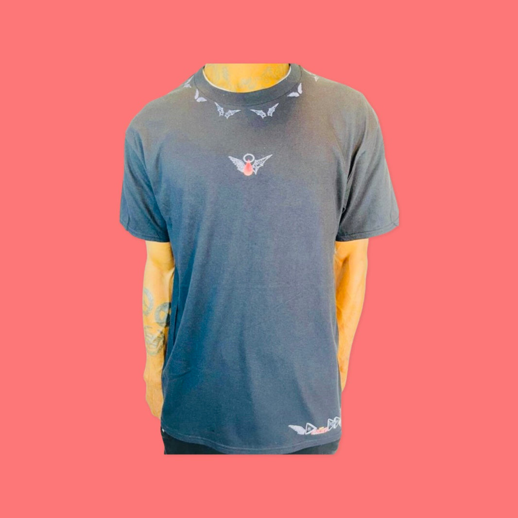 Black Chest Logo Tee