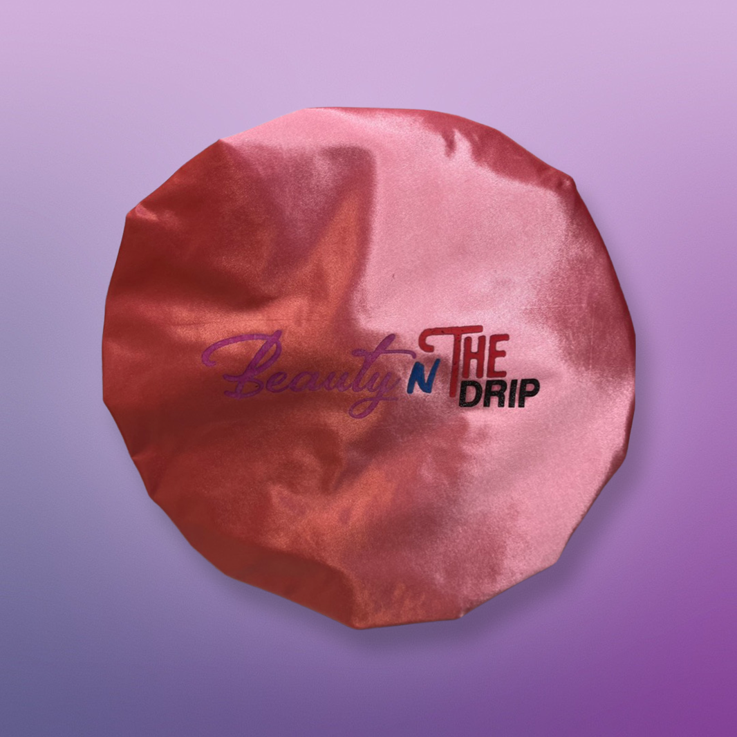 Bntd Pink Satin Bonnet