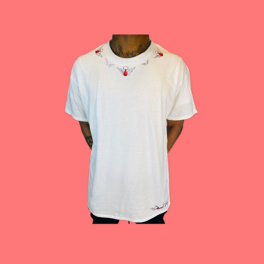 White Collar Logo Tee